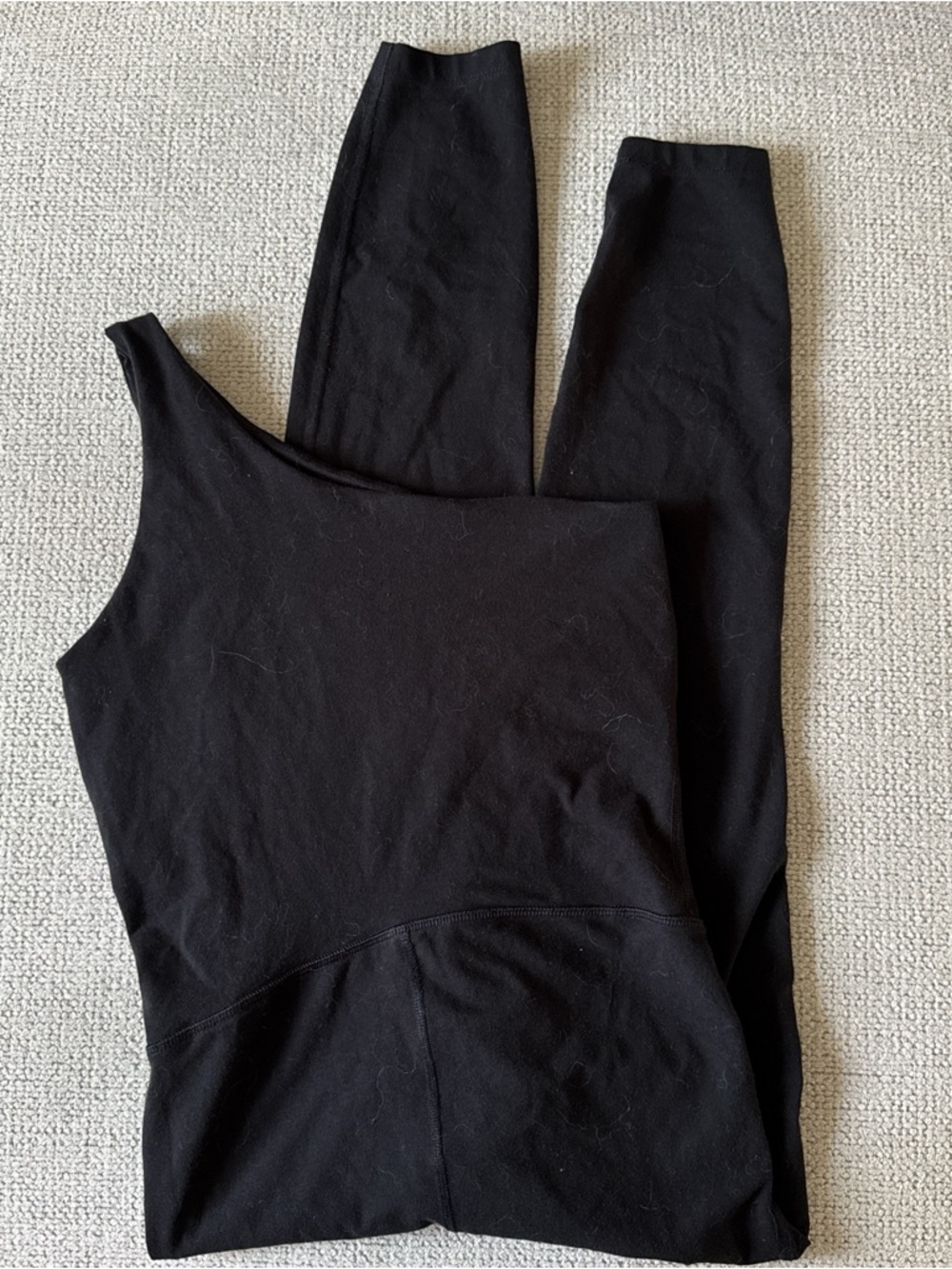 Old Navy Black Active one shoulder jumpsuit